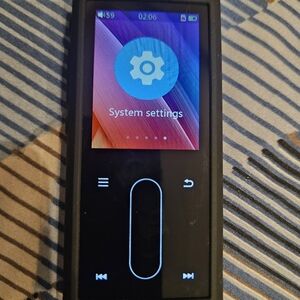 Black Touchscreen MP3 Player